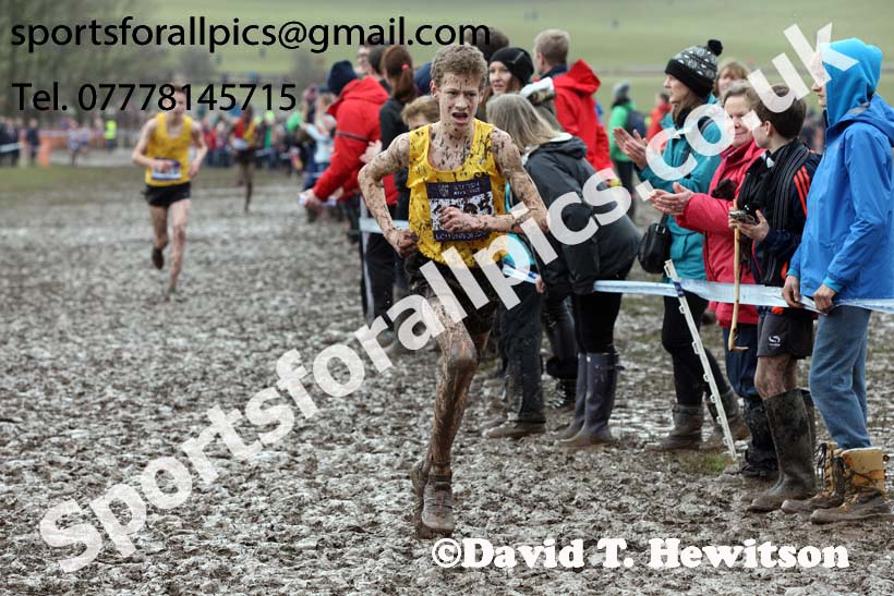 Boys under-15s 2018 British Inter Counties Cross Country Champs., Prestwold Hall, Loughborough. Photo: David T. Hewitson/Sports for All Pics